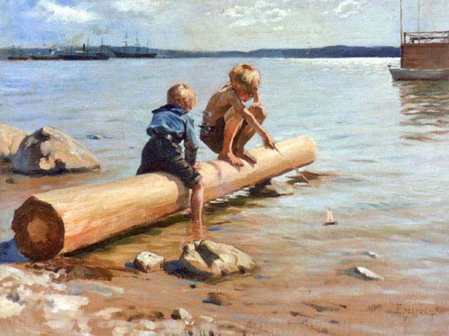 Boys Playing
